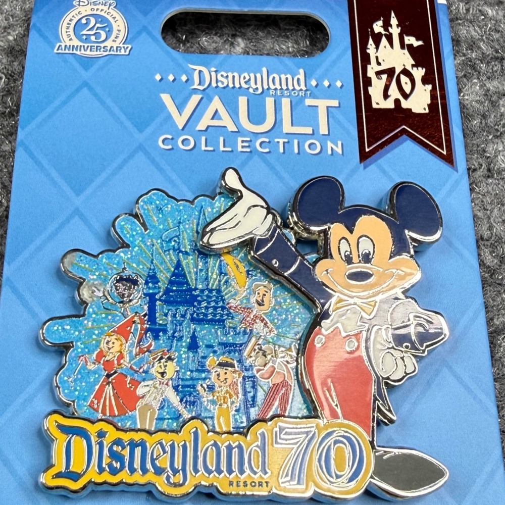 Disney Pin Disneyland 70th Anniversary Vault Collection Mickey
